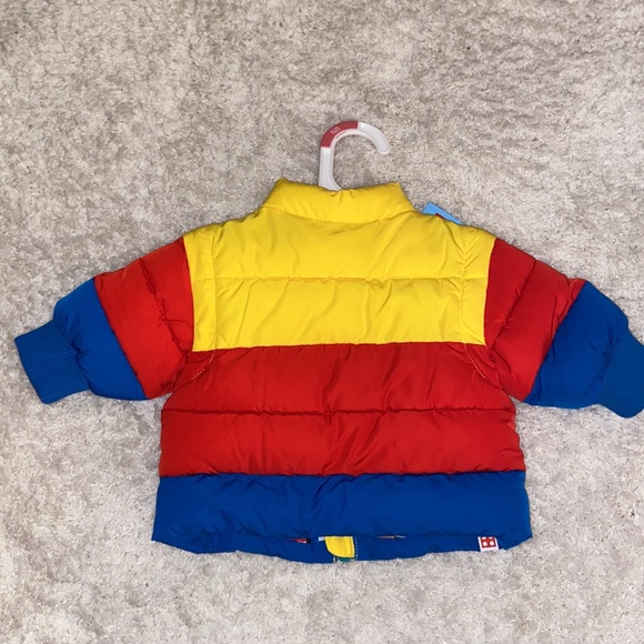 NB Baby Color Block Puffer Jacket - LEGO® Collection x Target Yellow/Red/Blue - Picture 9 of 9